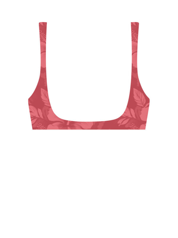 Blush Tropics Bikini Top