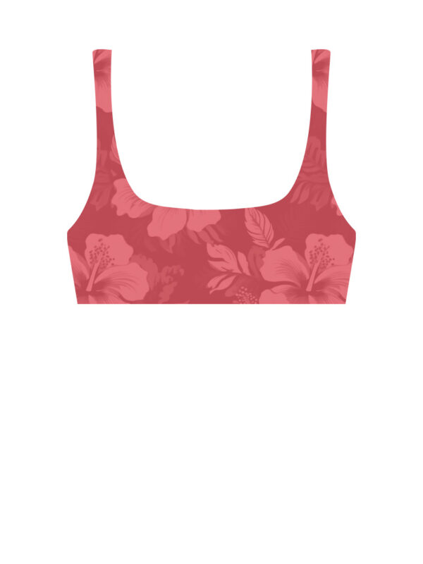 Blush Tropics Bikini Top