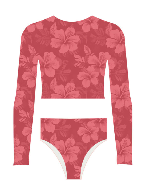 Blush Tropics Crop Top Set
