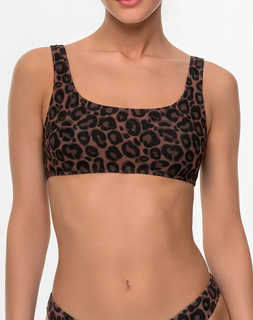 Choco Bikini Top