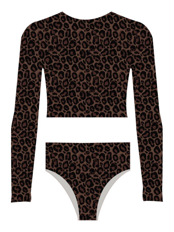 Choco Crop Top Set