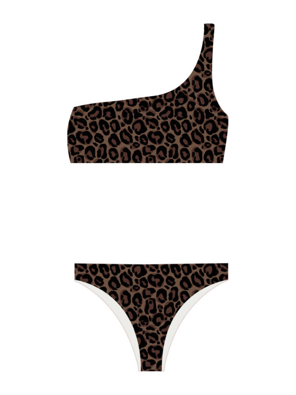 Choco Bikini One Shoulder