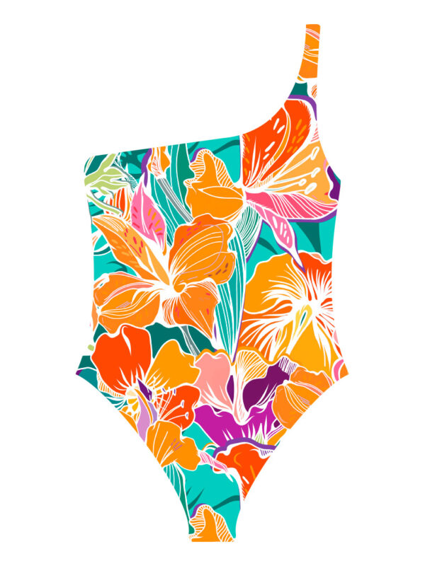 Coralina One Piece One Shoulder