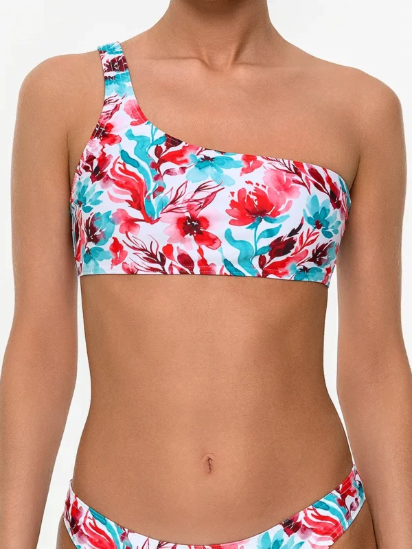 Aquarelia One Shoulder Top