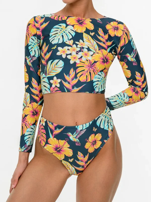 Island Mirage Crop Top Set