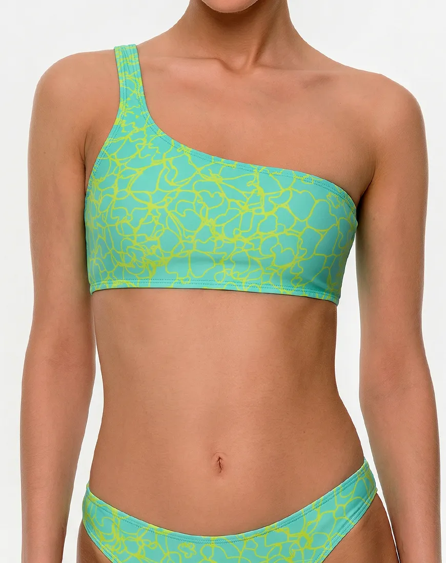 Minty One Shoulder Top