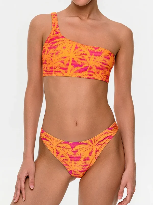 Solar Palms Bikini One Shoulder